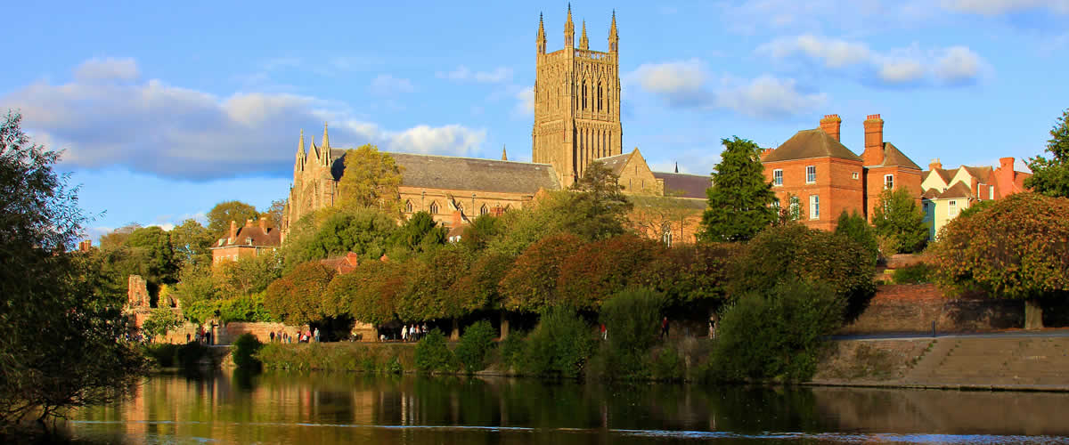 Worcester Cathedral and Riverside